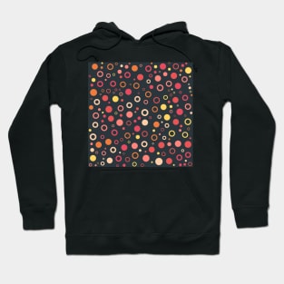 organic circle  pattern Hoodie